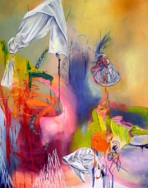 Transcendant Stuff oil on canvas