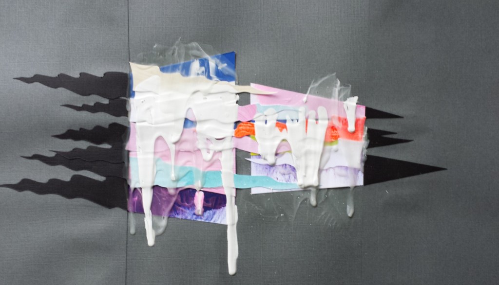 Possible Universe 23 acrylic, gouache, and collage on paper